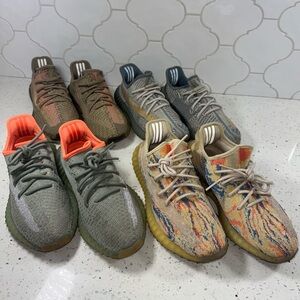 *NICE* 4 PAIRS OF YEEZY BOOST 350's SIZE 6 MEN'S